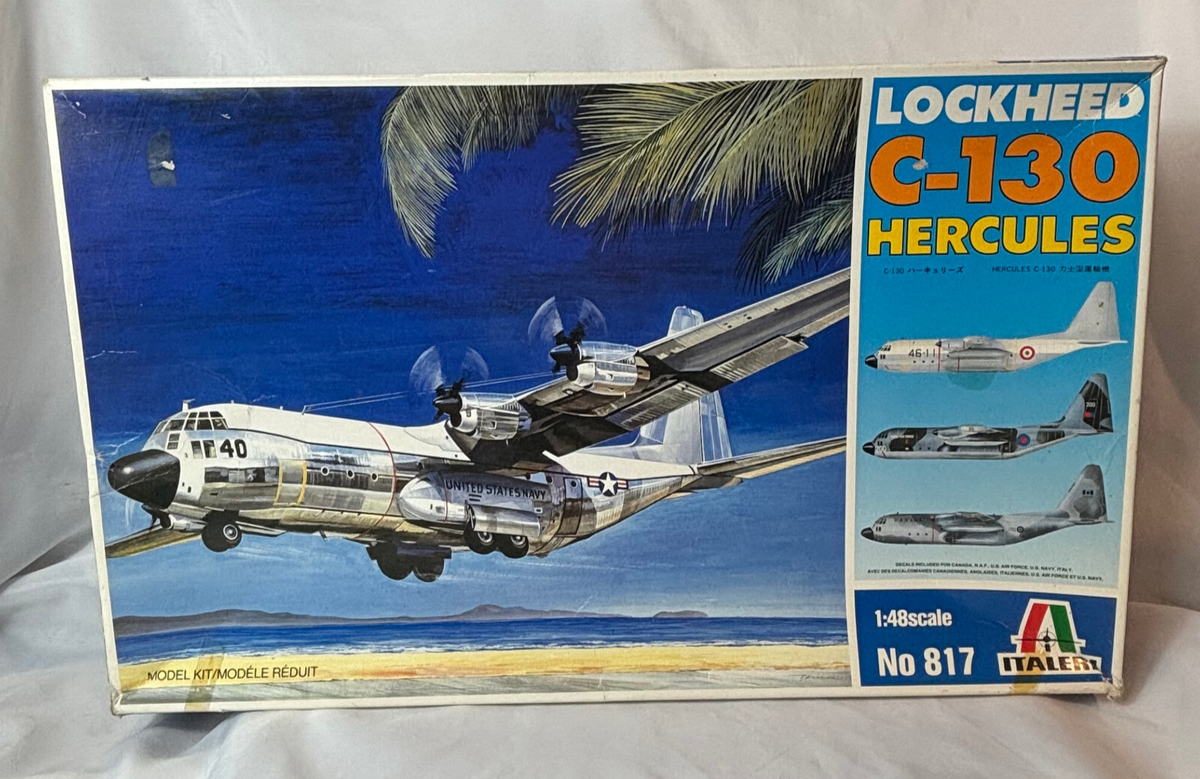 Italeri Lockheed C-130 Hercules No 817 Military Transport Model