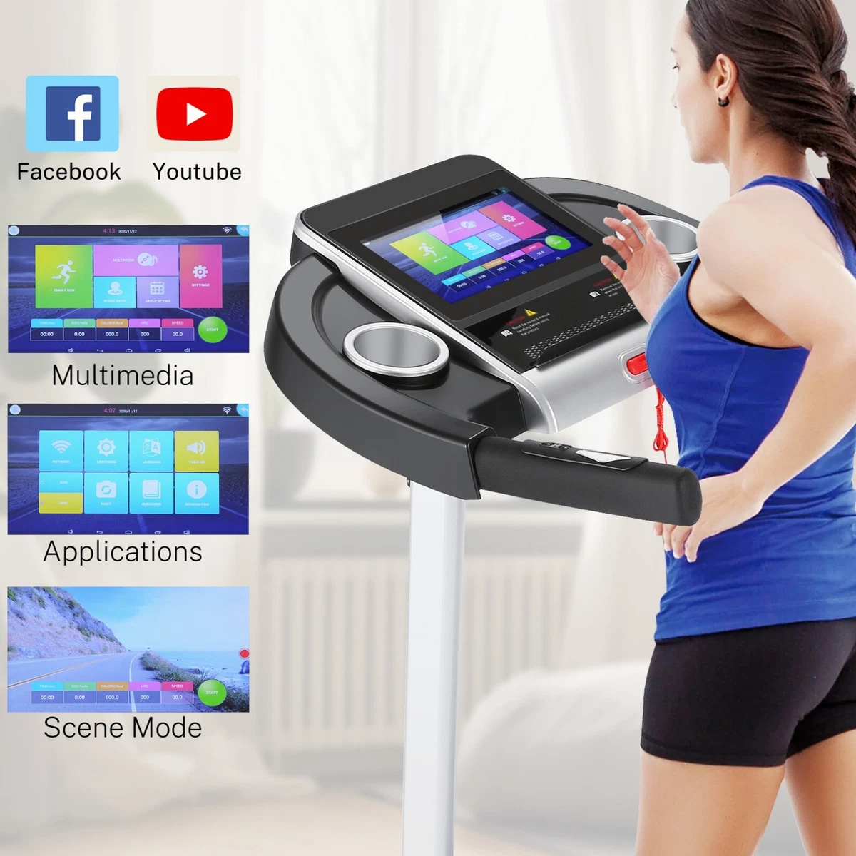 Treadmill with hot sale virtual courses