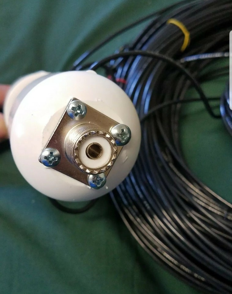40, 20, 15, 10, and 6 meter - Half-Wave- Fan Dipole Ham Radio Antenna ...