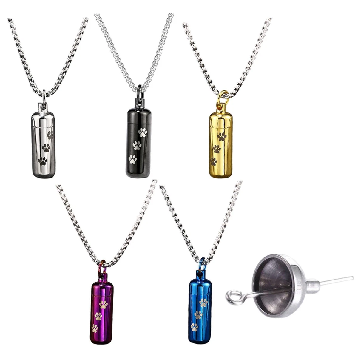Titanium urn necklace online
