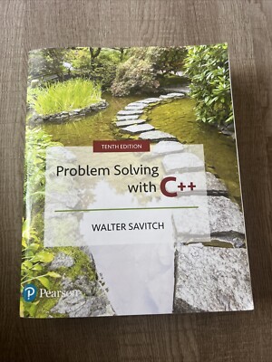 Problem Solving with C++ 10th by Kenrick Mock and Walter Savitch (2017, Trade...