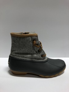 sperry grey saltwater wool duck boot