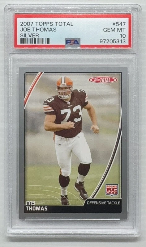 Joe Thomas Topps Total #547 Silver