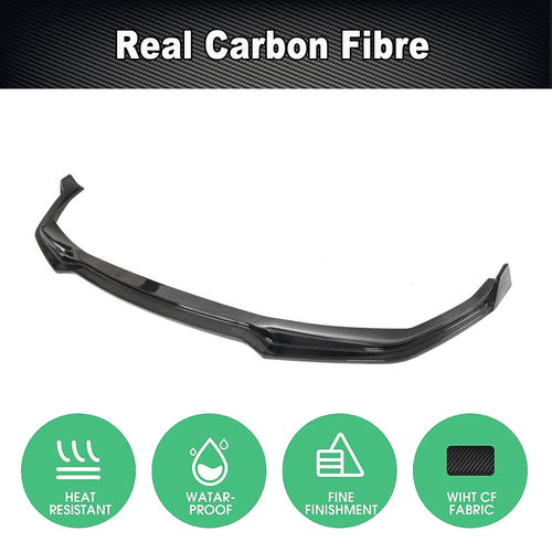 FOR 2019-2023 BMW G20 M340i 330i REAL CARBON Front Bumper Lip Spoiler Splitters  - Picture 6 of 11