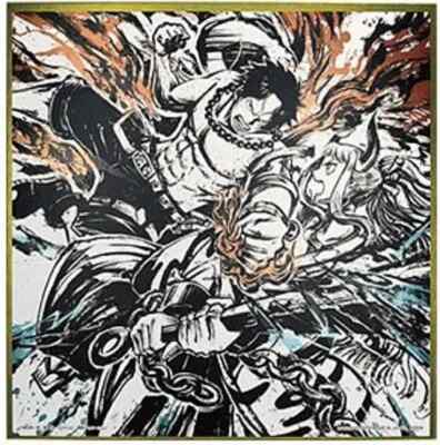 One Piece Portgas D. Ace vs Yamato Shikishi Art Board BANDAI Japan