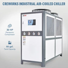 CREWORKS 20 Ton 30HP Industrial Air-Cooled Chiller for Metalworking Die Casting