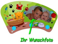 Wandgarderobe, Kleiderhaken für Kinder, Kinderzimmer mit Wunschbild / Namen !