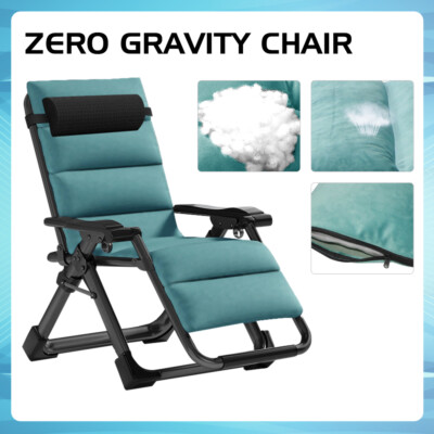 NAIZEA Kids/Adults Zero Gravity Chair Padded Lounge Chair Reclining Chaise  Mat