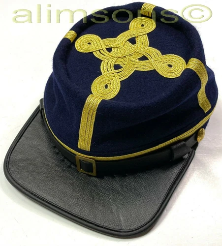 CIVIL WAR US UNION INFANTRY GENERAL OFFICER WOOL KEPI CAP HAT-ALL SIZES!!!