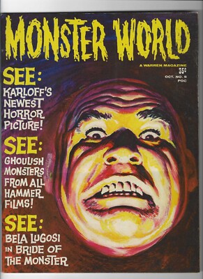 Monster World #5 1964 series Warren Magazine
