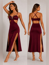 Kelle solo dance costume burgundy red maxi PERFECT SYMPHONY lyrical 8437 MC