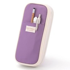 Big Capacity Pencil Case Large Pencil Pouch Stationery Pen Bag for Teen Purple