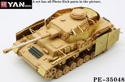 1/35 Yan Models #PE-35048 Pz.Kpfw.IV Ausf.H/G Etching Parts for Rye Field Model