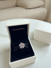 Pandora Sparkling Primrose Charm 791481PCZ Sterling Silver 925 CZ New Retired