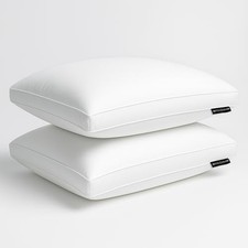Hotel Grand Goose Feather Down Fiber Bed Pillows Queen/Standard Queen/Jumbo