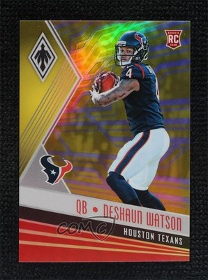 2017 Panini Phoenix Rookies Yellow 22/75 Deshaun Watson #101 Rookie RC ry2
