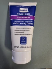 2 PACK MG217 Medicated Moisturizing Psoriasis Cream With 3% Salicylic Acid 3.5oz