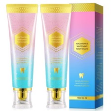 Niacinamide Whitening Toothpaste,100g 2.53 Fl Oz Pack of 2