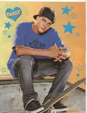 Ryan Sheckler skateboard pinup Twist magazine clippings photo picture pix pics