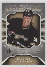 2006 SP Game Used Edition Authentic Rookies Rainbow 22/25 Shane O'Brien #101 1o3