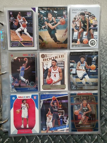 450 Basketball Karten Lot im Ordner - Bild 12 von 24