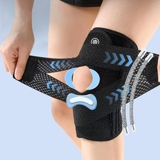 Knee Brace for Women Men Breathable Compression Knee Support with Side Stabi...