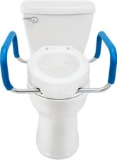 Heavy Duty Elongated Toilet Seat Riser, Easy to Install - 3.5" Lift - 300 lbs
