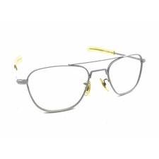 American Optical AO Vintage Matte Gray Aviator Eyeglasses Frames 140 USA Retro