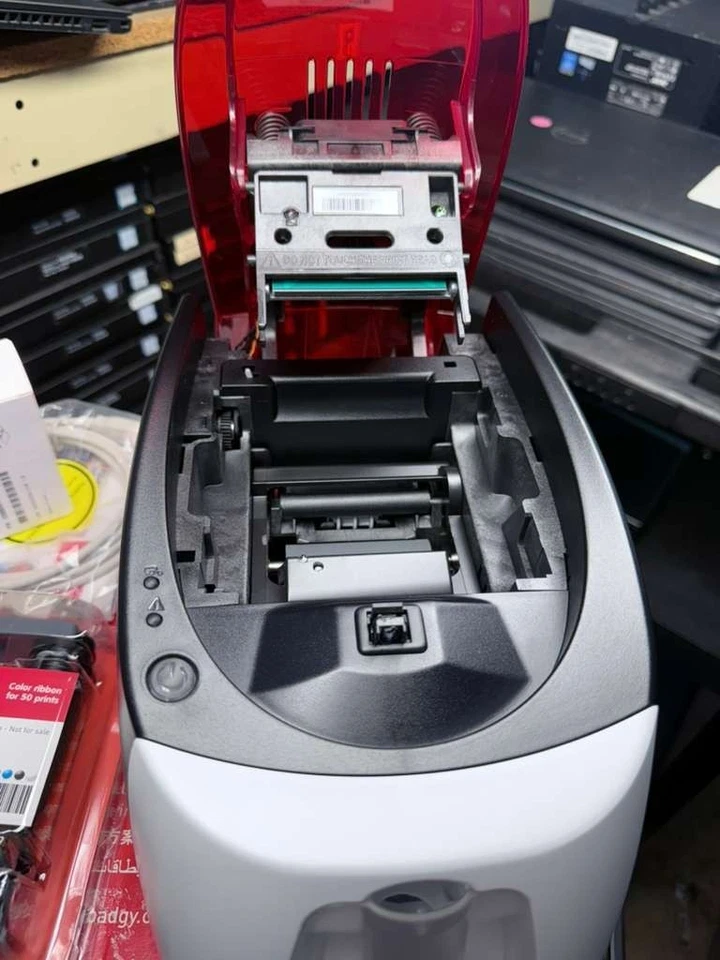 Evolis Badgy 100 Color Printer for Plastic ID Card badges and more New +extra - Image 2 of 4