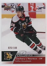 2022-23 Upper Deck CHL Exclusives 25/100 Zachary L'Heureux #69 az1