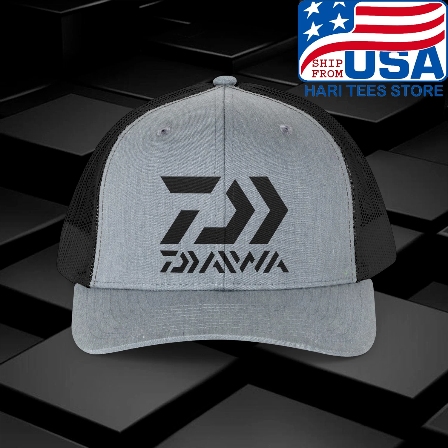 Daiwa Fishing Adjustable Grey Trucker Hat Size Adult
Opens in a new window or tab