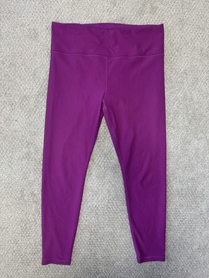 Athleta Women s Purple Elation Rib Tight  Leggings Sz XL
