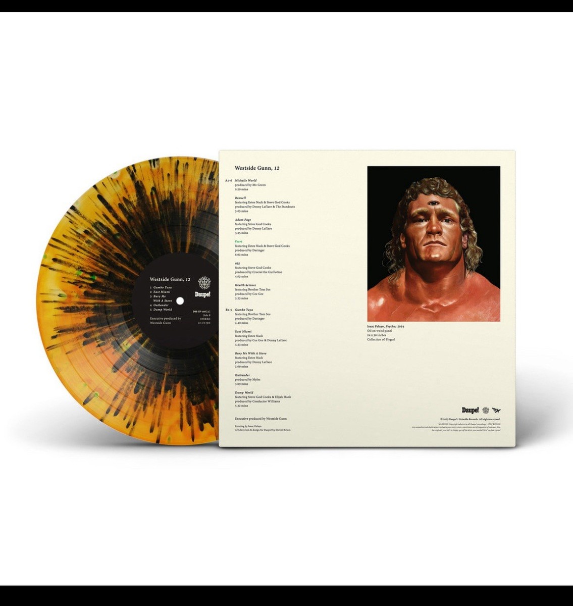 Westside Gunn HWH II レコードWestsidegunn WESTSIDE GUNN WSG HWH12 HWH 12 Cover 2 Splatter Vinyl LP