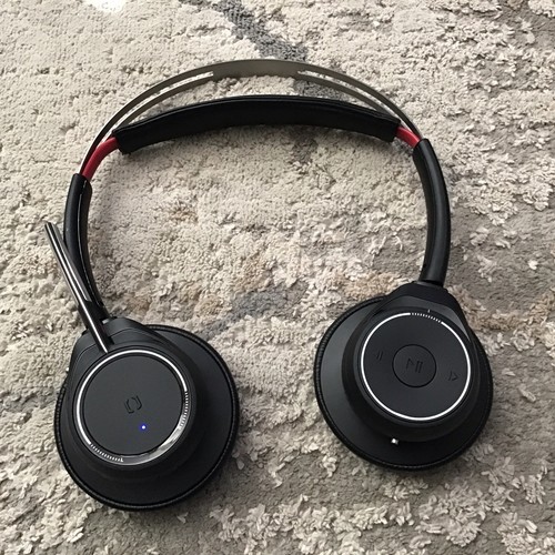 Plantronics Voyager Focus UC Headphones Black Wireless Bluetooth Noise Canceling - Picture 1 of 1