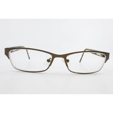 Hard Candy HC02 BWN Eyeglasses Brown Tortoise Rectangle Frame 52-15-135 HC02BWN