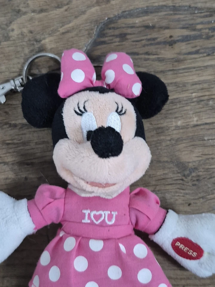 Lot De 2 Peluche Porte-clé Minnie Disney - Photo 2/4