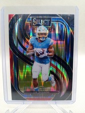 2024 Panini Select - Premier Level J.K. Dobbins #162 Black & Red Shock Prizm