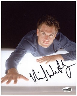Michael Weatherly Signed 8x10 Photo NCIS Autographed JSA COA
