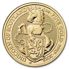 2018 Great Britain 1 oz Gold Queen