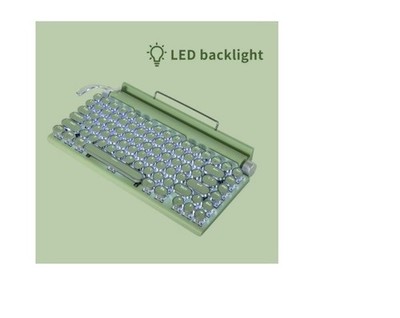 Taiahiro ML-981 Retro Mechanical Hotswappable Bluetooth Keyboard Mint Green