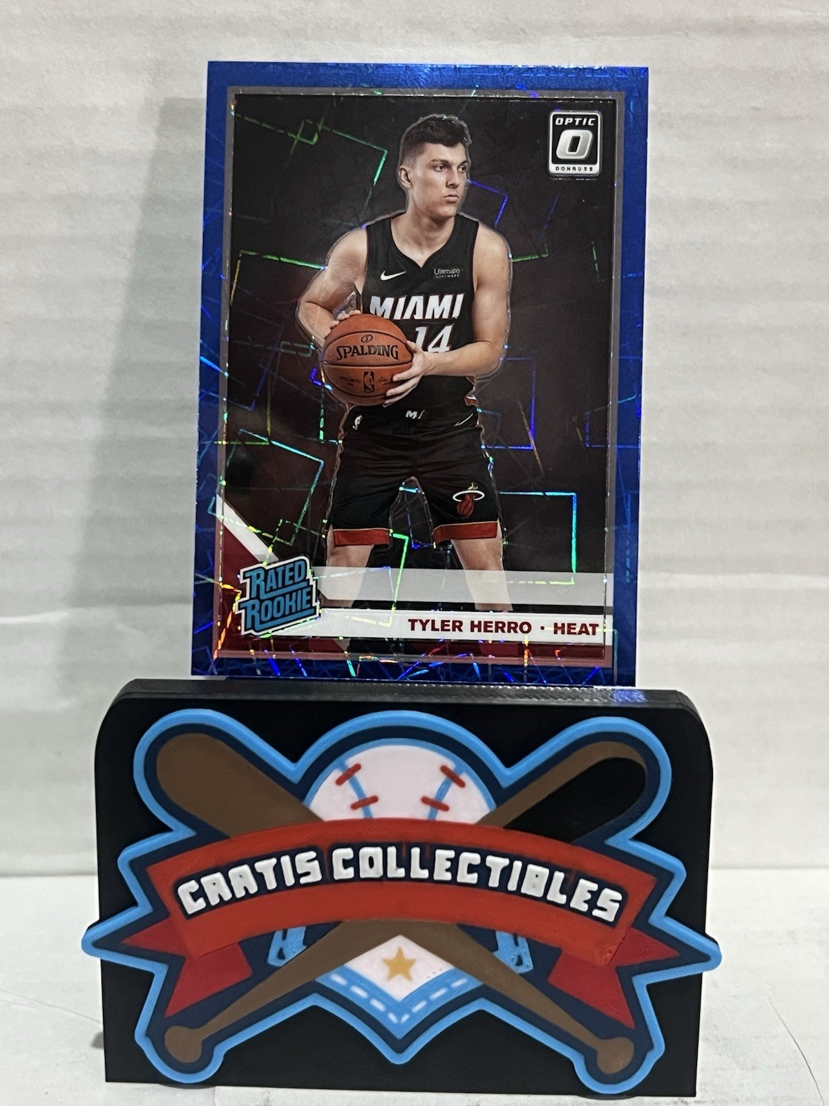 2019-20 Donruss Optic #172 Tyler Herro Blue Velocity Rated Rookie