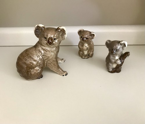 Vintage Set Of 3 X Beswick