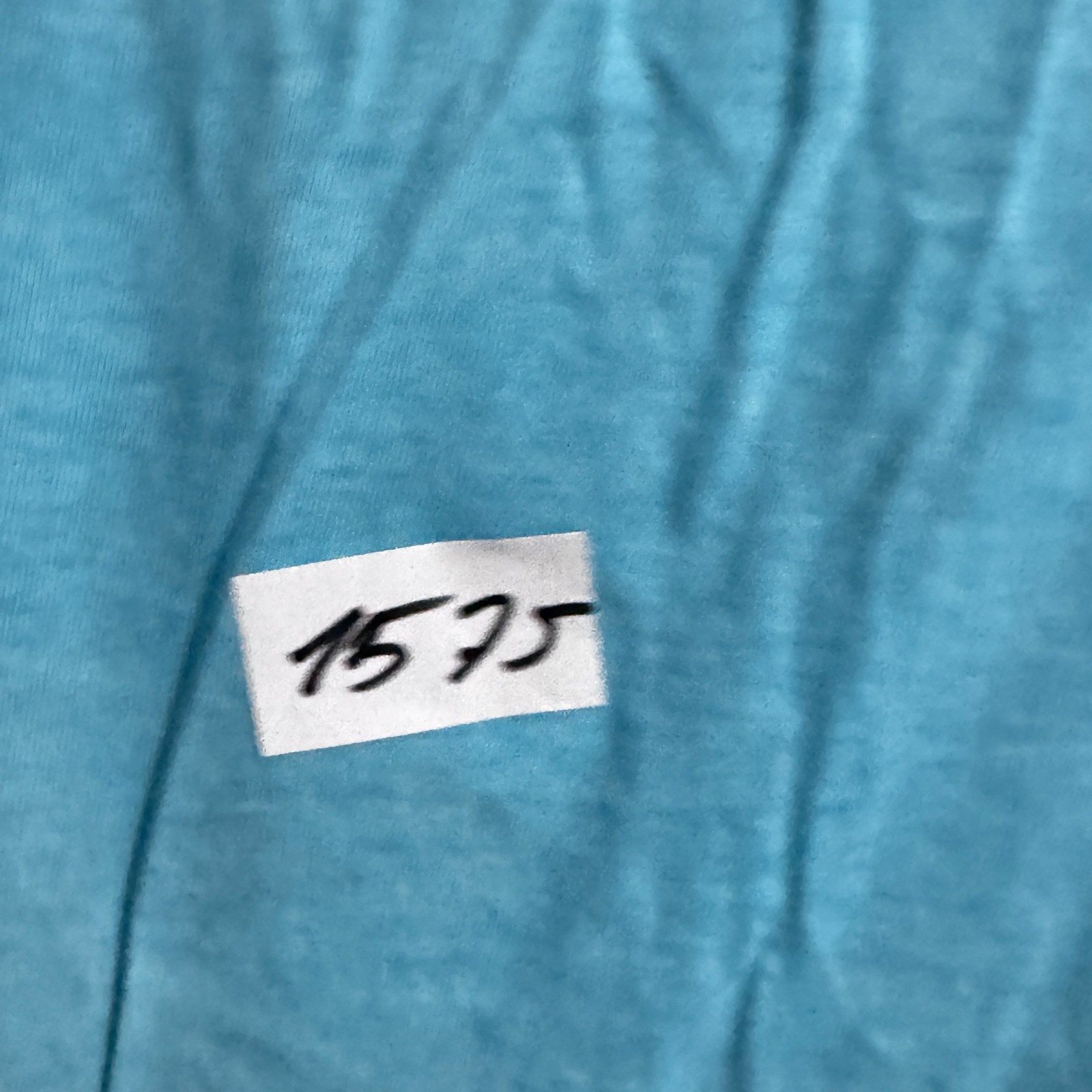 Turquoise Blue Sequin Chevron T-Shirt - Size M/L image 7