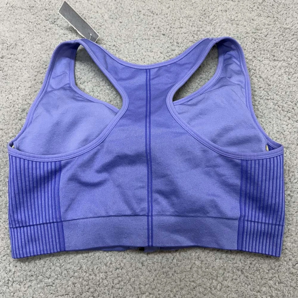 Sujetador deportivo Avia Bra XXXL AV18191 sin costuras cremallera frontal sujetador deportivo Foto 4 de 4