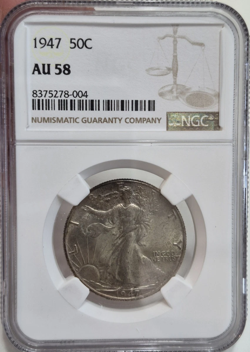 AU 58 Graded Liberty Walking Half Dollars (1916-1947) for sale | eBay