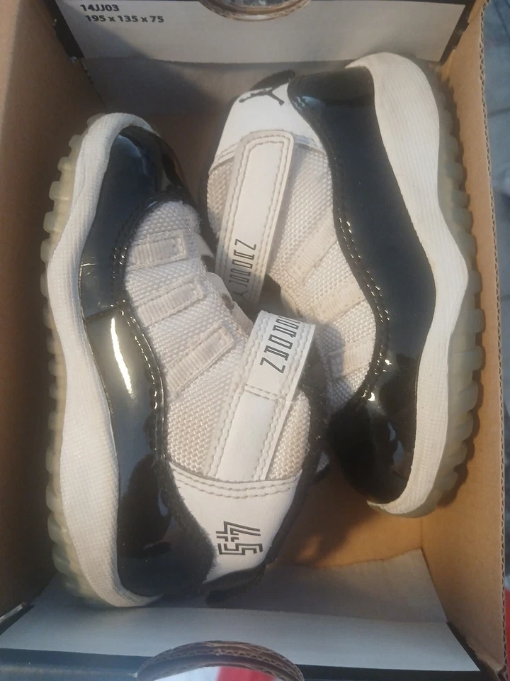 Nike Air Jordan 11 Size 7C Retro 'Concord' 2018 Baby Child Toddler, Box - Image 2 of 4