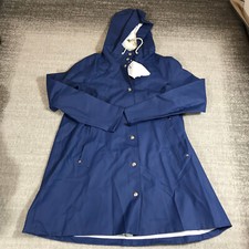 Stutterheim Stockholm Jacket Womens Xxs Hoodie Unisex Mosebacke Blue Rain Coat