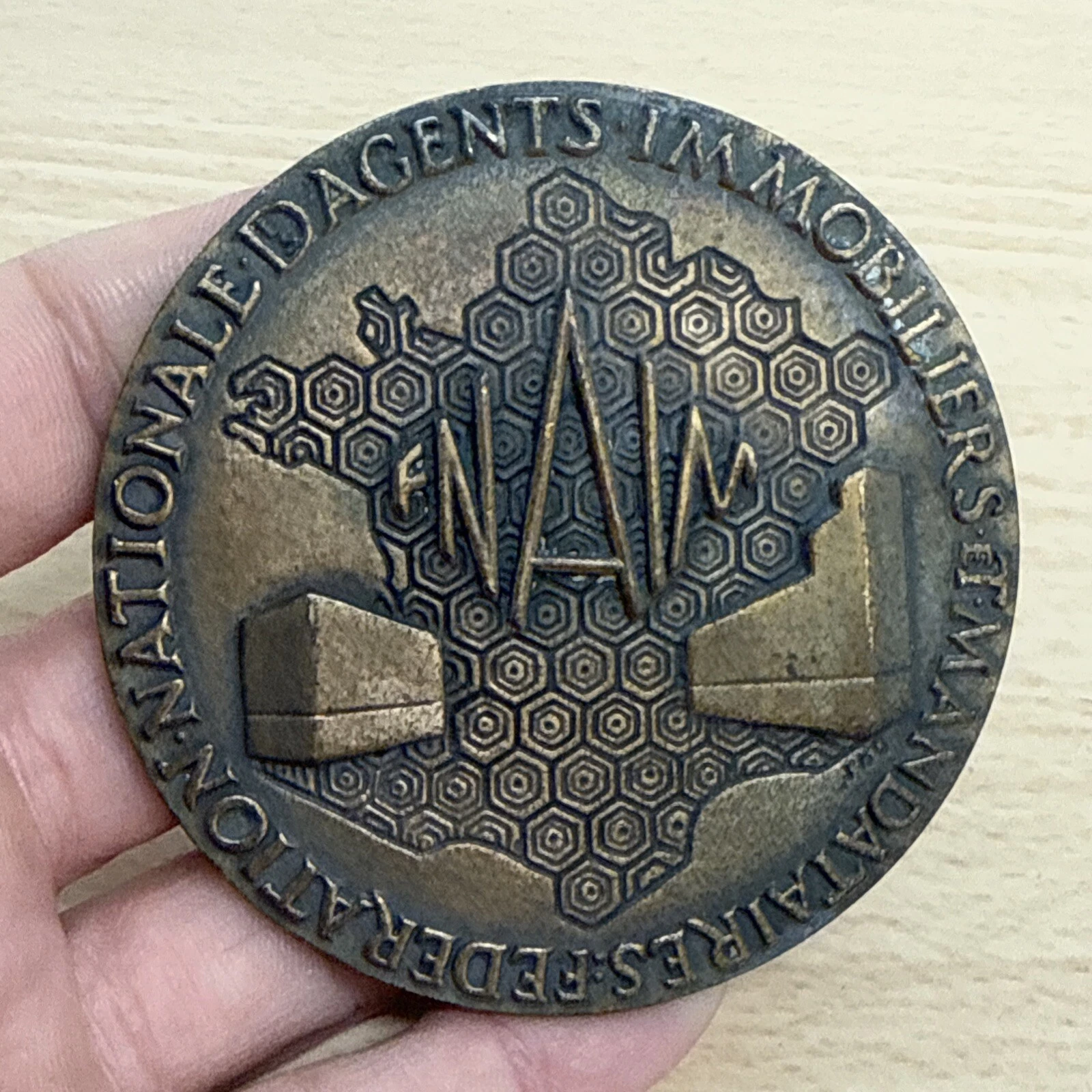 Médaille Fédération Nationale D’agents Immobiliers Et Mandataires En Bronze