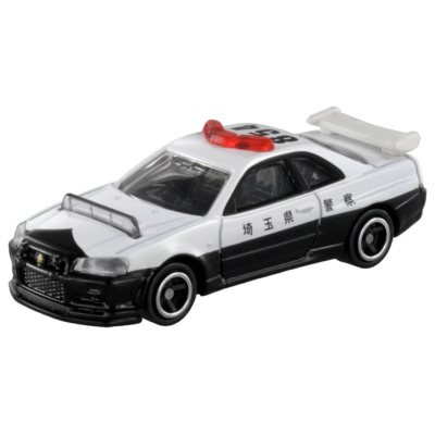 TOMICA #1 NISSAN SKYLINE GT-R (BNR34) POLICE CAR 1/62 SCALE TAKARA TOMICA #1 NISSAN SKYLINE GT-R (BNR34) POLICE CAR 1/62 SCALE TAKARA