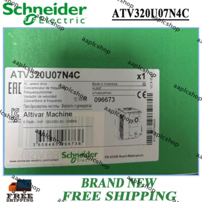 New In Box SCHNEIDER ATV320U07N4C Variable Speed Drive 400V 0.75kW Free Shipping